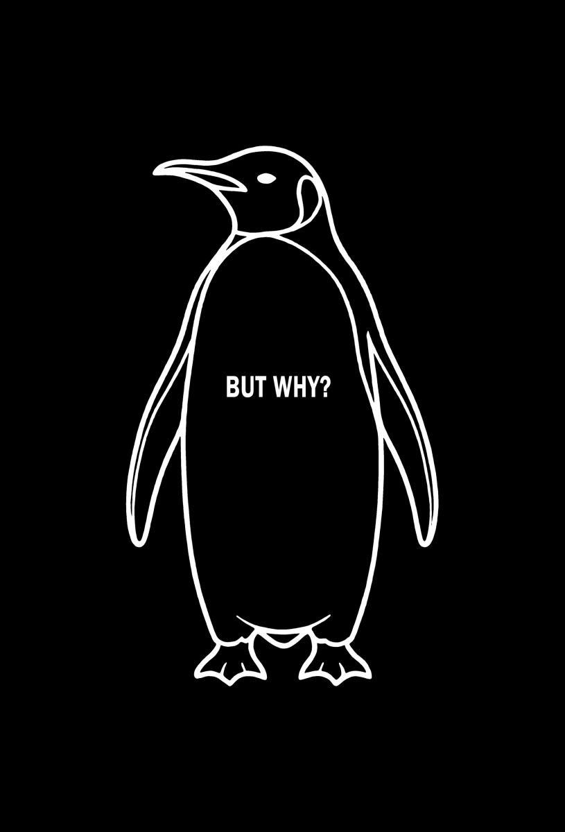 Kadın T-Shirt Nihilist Penguen Baskılı Bisiklet Yaka Kısa kol yazlık Tişört - Siyah