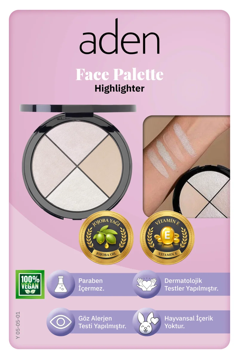 Aden Highlighter Palette - Aydınlatıcı Palet
