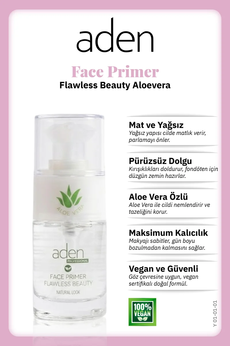 Aden Face Primer / Flawless Beauty 01
