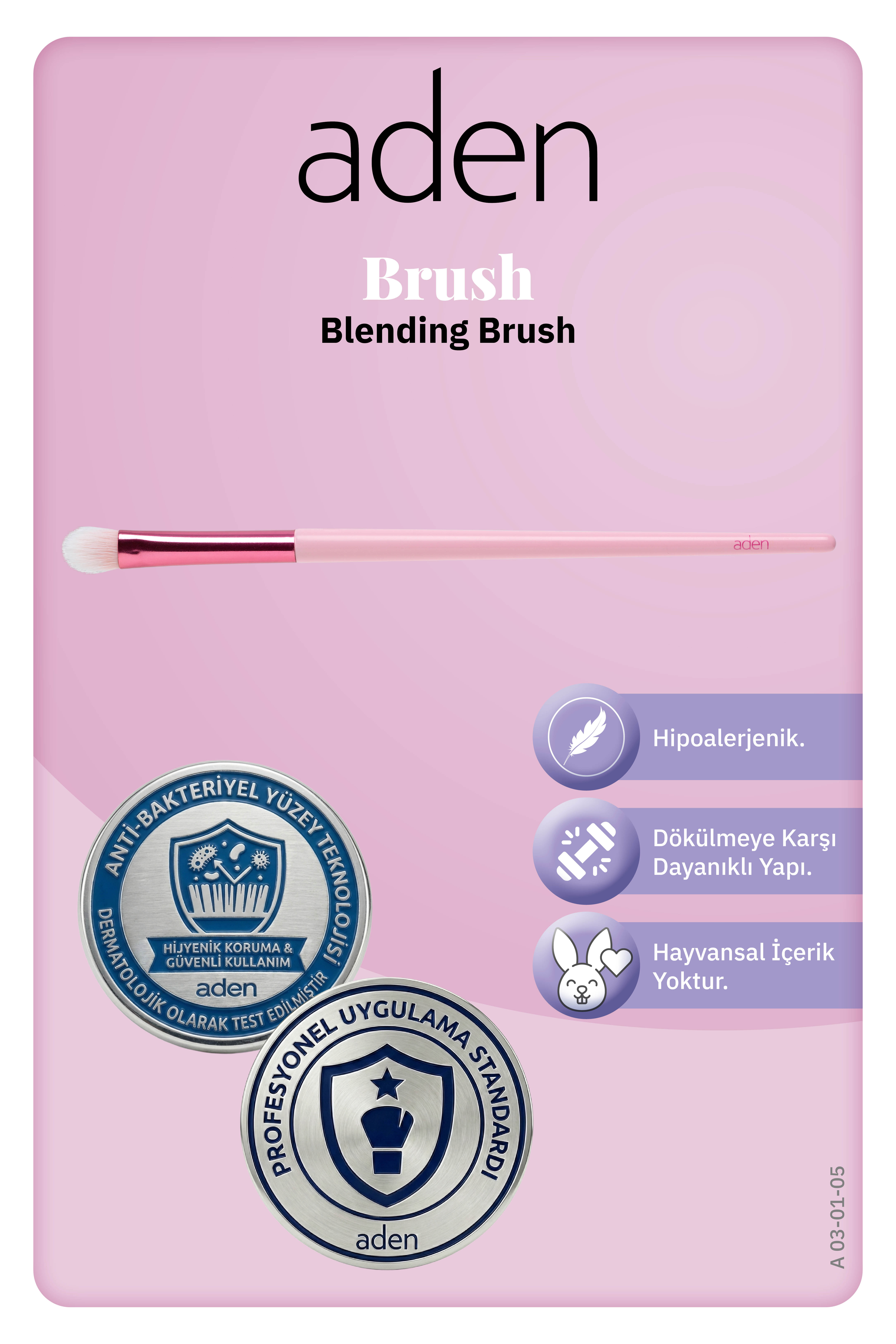 Aden Makyaj Fırçası - Blending Brush / Karıştırma Fırçası