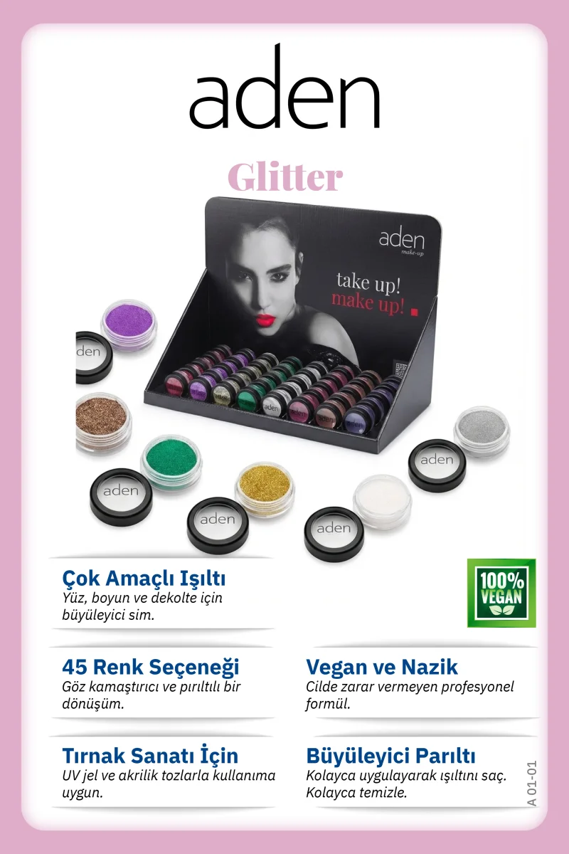 Aden Glitter Powder - Işıltılı Toz Cosmos(Kozmos)