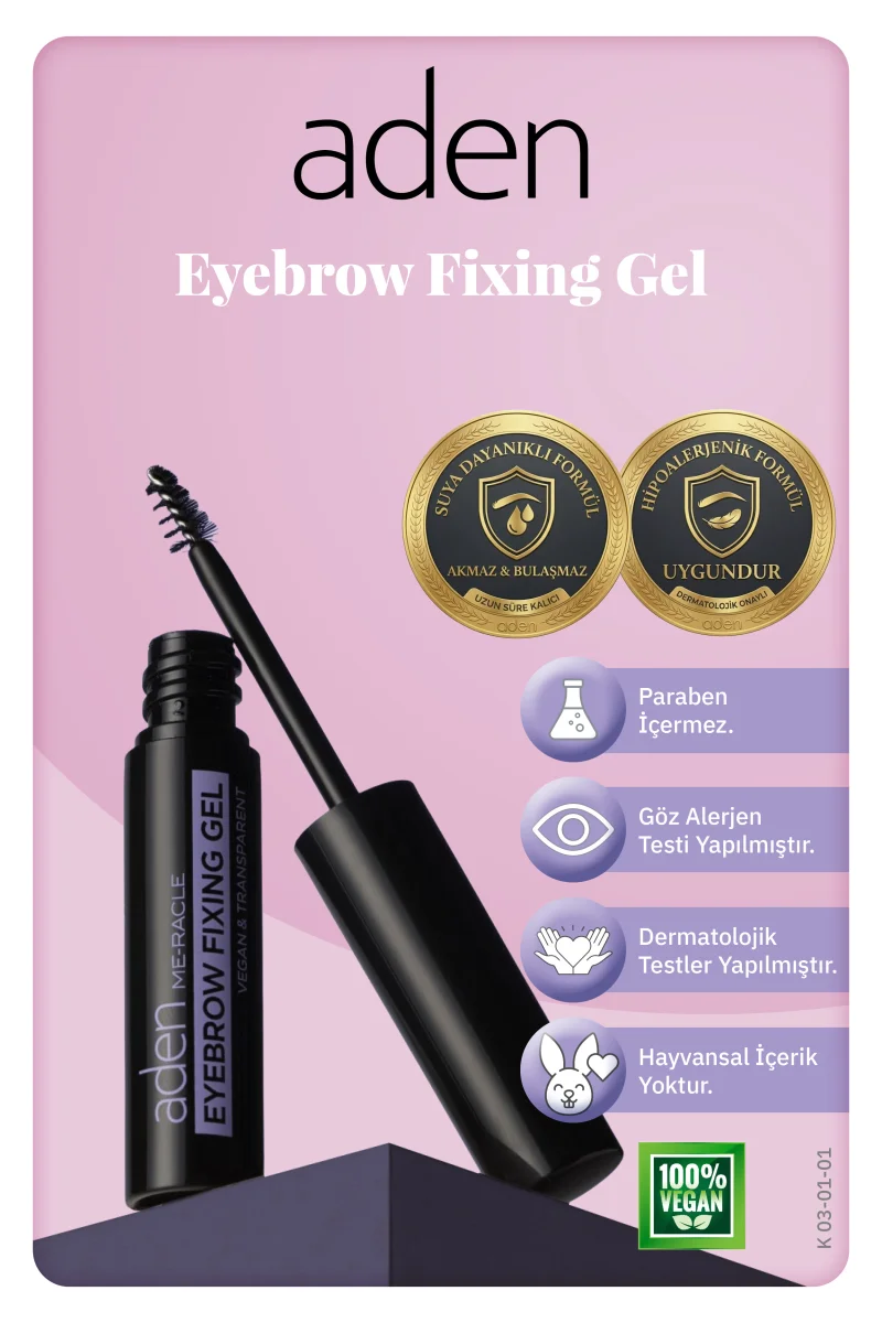 Aden Eyebrow Fixing Gel - Kaş Sabitleme Jeli