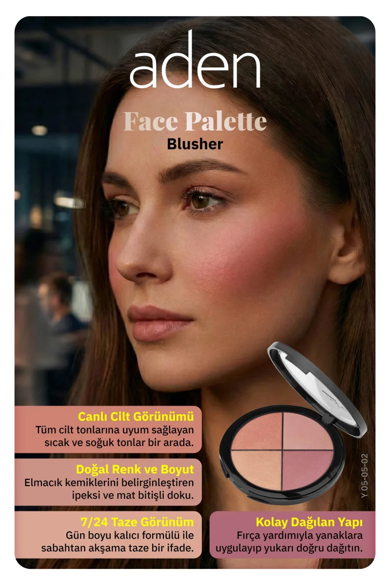 Aden Blusher Palette - Allık Paleti