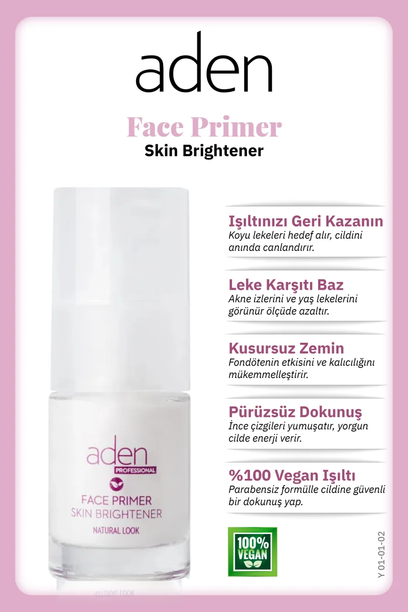 Aden Face Primer / Skin Brightener 02