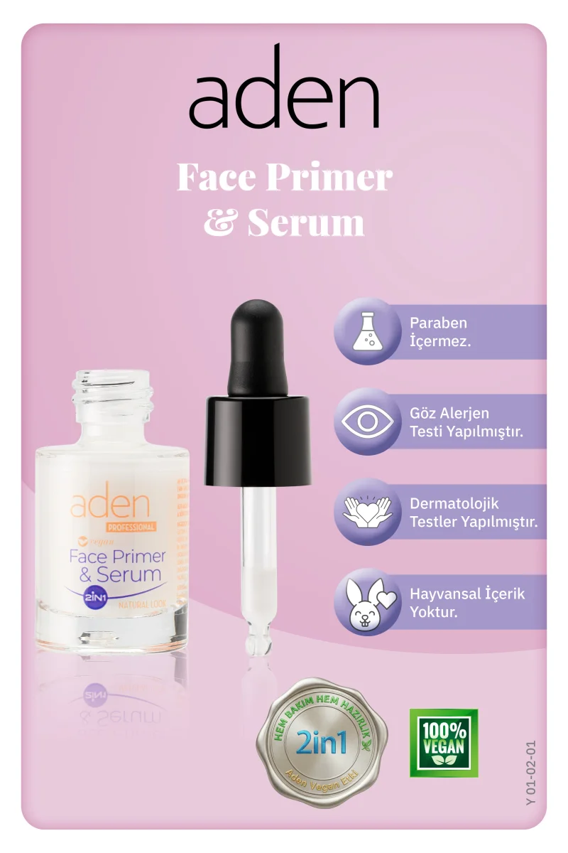 Aden 2in1 Face Primer & Serum
