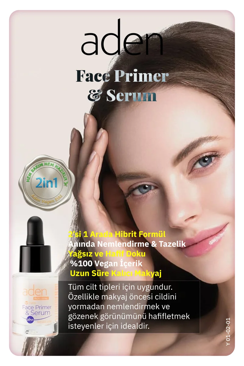 Aden 2in1 Face Primer & Serum