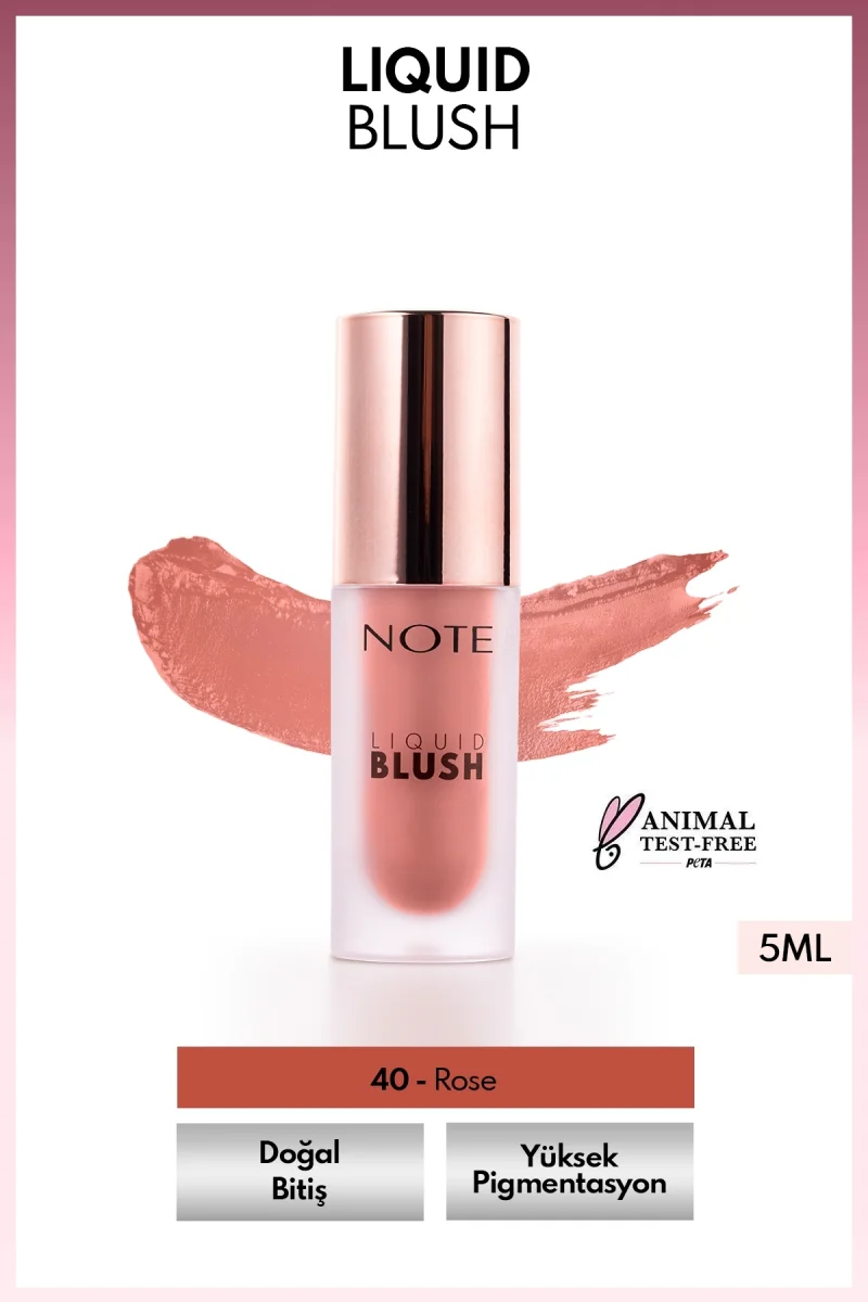 Cosmetics Liquid Blush Nemlendirici Etkili Likit Allık - 20 Coral