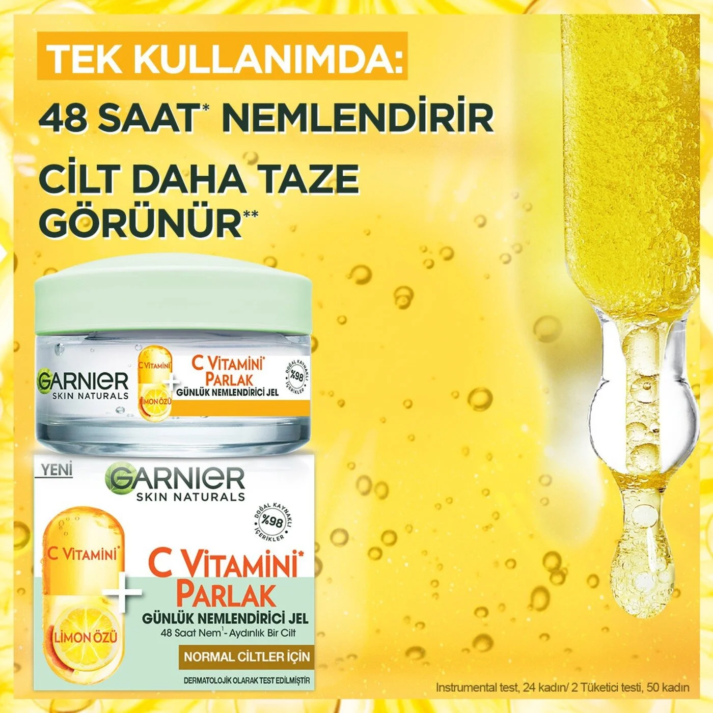 Skin Vitamin C Günlük Krem 50 Ml Aydinlatici
