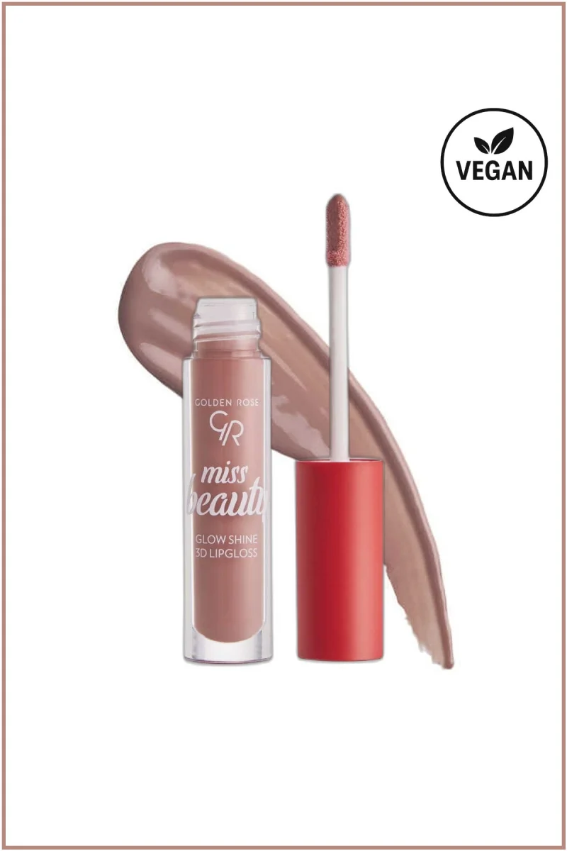 Miss Beauty Glow Shine 3D Lipgloss No: 01 Nude Chic - Hacim: Etkili Dudak Parlatıcısı