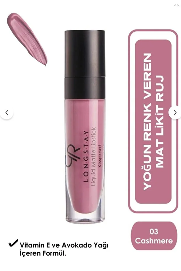 Lip Gloss Ruj & Longstay Liquid Matte No: 03
