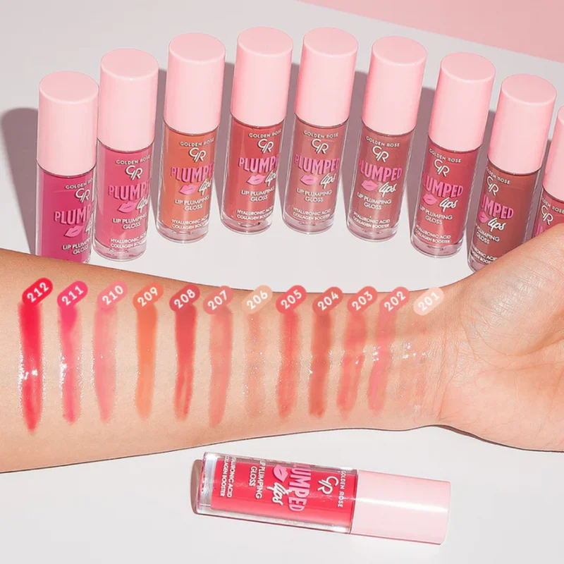 Lip Gloss Ruj & Plumped Lips Lip Plumping Gloss NO:206