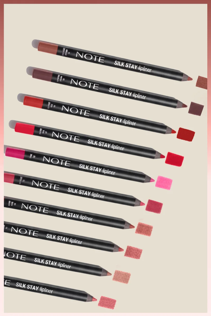 Cosmetics Silk Stay Lipliner Suya Dayanıklı İpeksi Dudak Kalemi - 06 Pink - Pembe