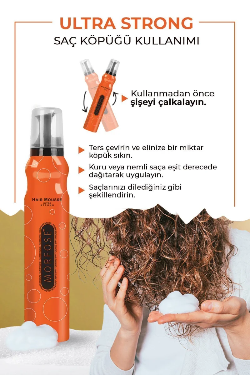 Ultra Strong Saç Köpüğü 200 Ml