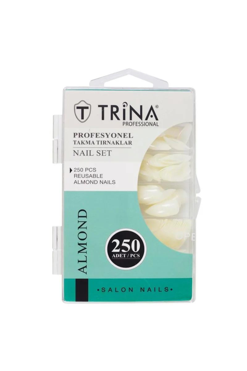 250 Lİ KUTULU ( ALMOND ) TAKMA TIRNAK TRNNAIL0009