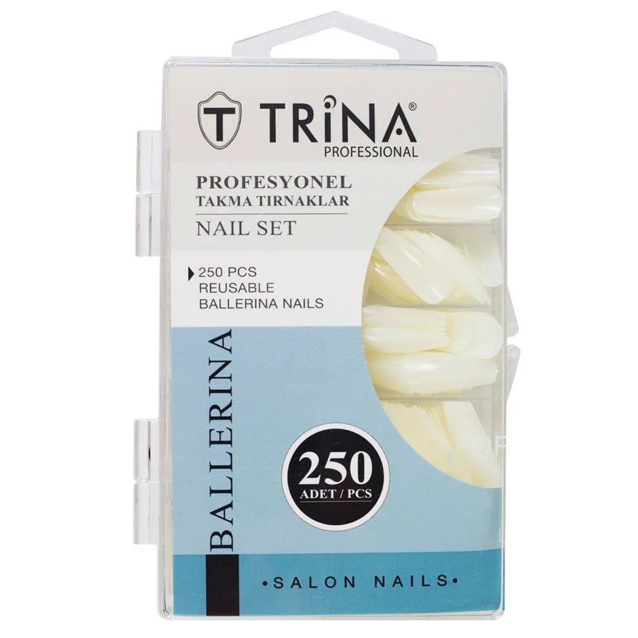 250 Lİ KUTULU ( BALLERİNA ) TAKMA TIRNAK TRNNAIL0011