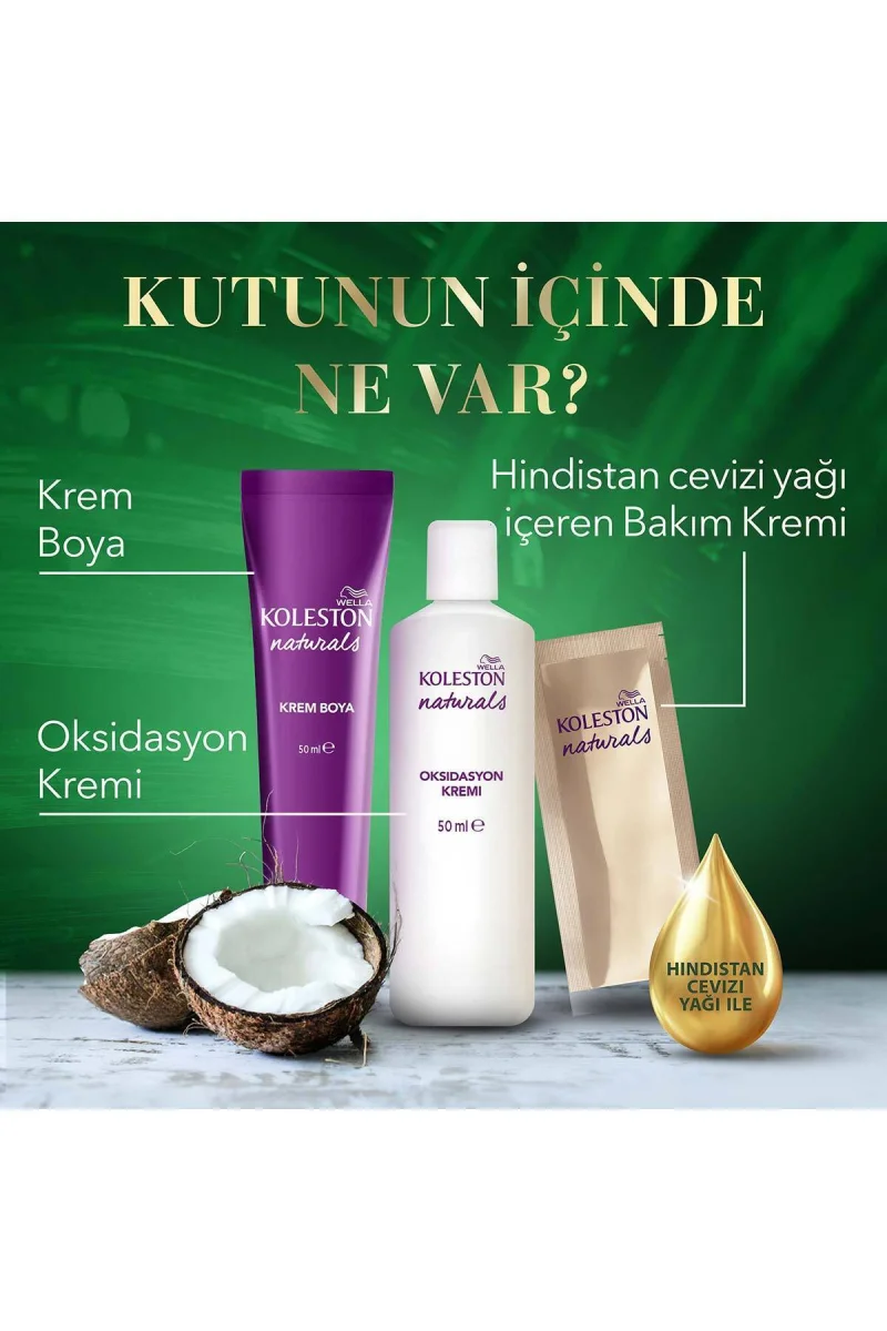 NATURALS MAXİ SAÇ BOYASI & NO: 8/0 AÇIK KUMRAL YENİ