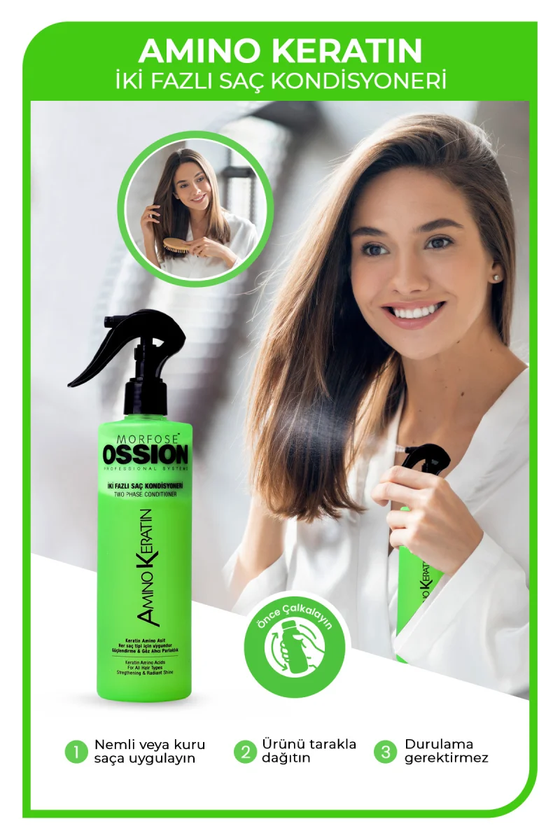 Ossion Amino Keratin Fön Suyu 400 Ml