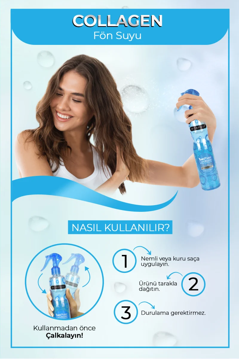 Çift Fazli Fön Suyu Collogen Nemlendirme 400 Ml