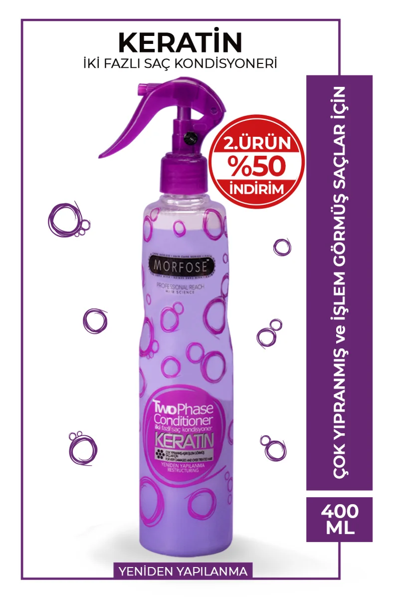 Fön Suyu & Biotin İçerikli İki Fazli Yeşil 240ML