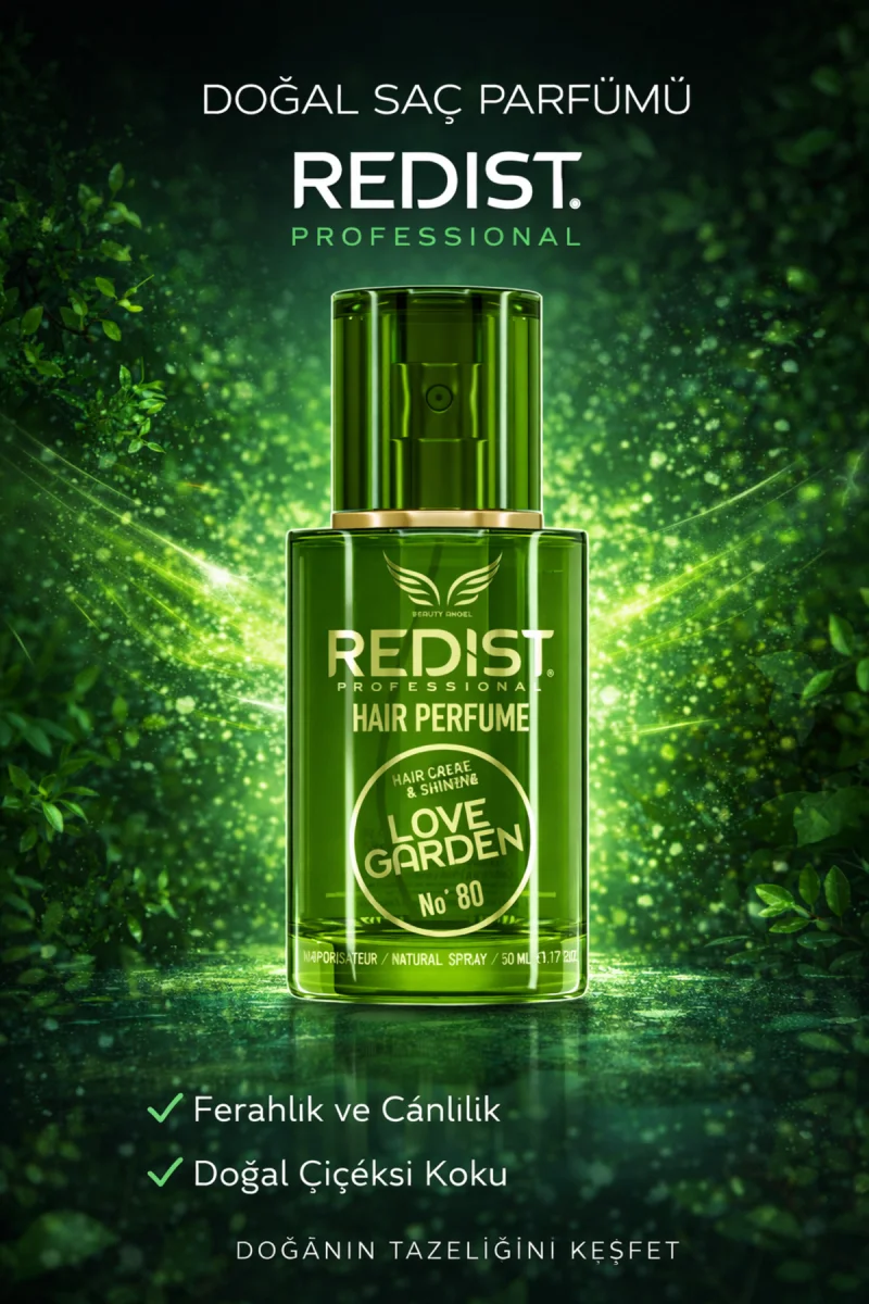 Saç Parfümü Love Garden - Kötü Koku Önleyici - Besler - Vegan 50 Ml - Meyveli Tatli Koku