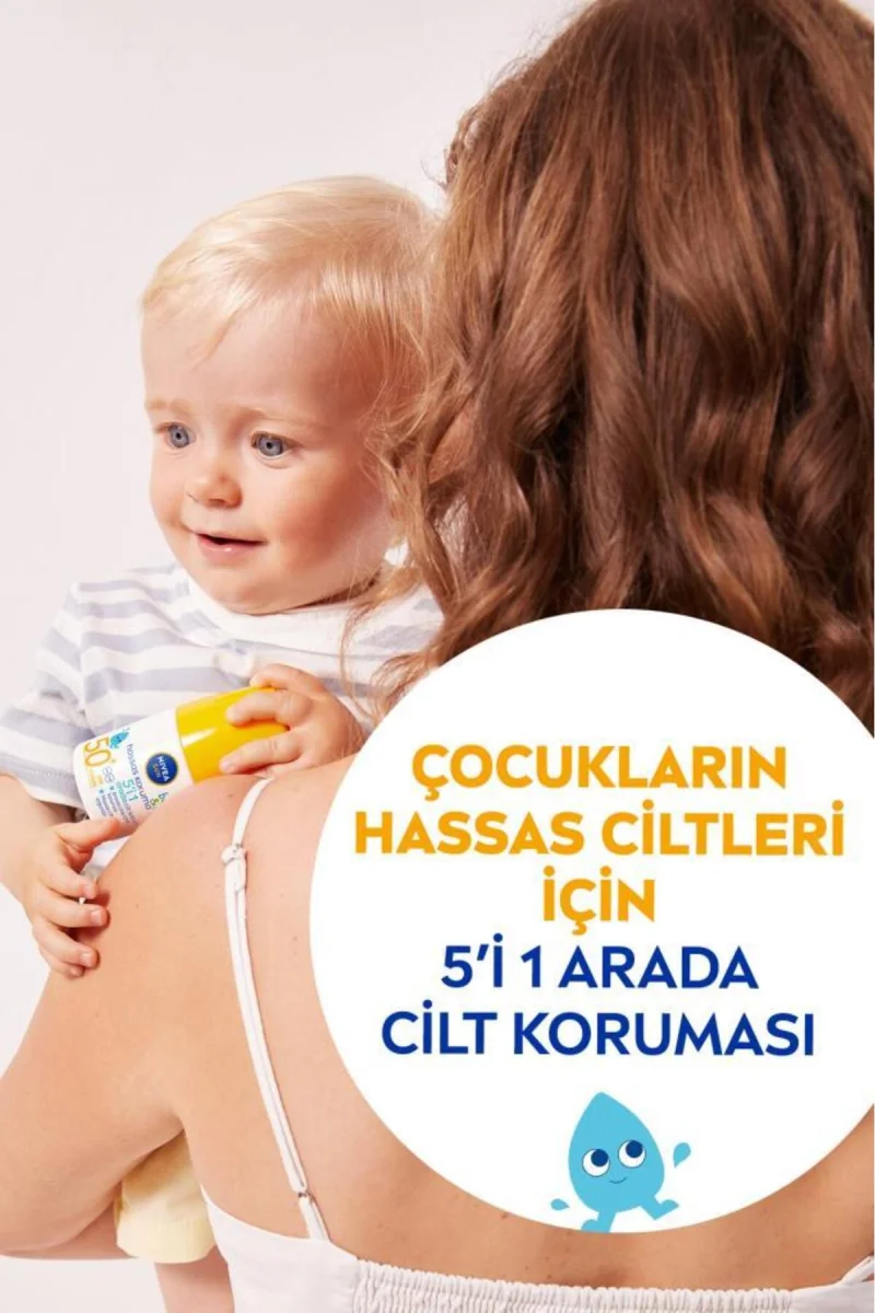 Sun Güneş Koruyucu Krem & Roll On Çocuk Hassas GKF50 50ML