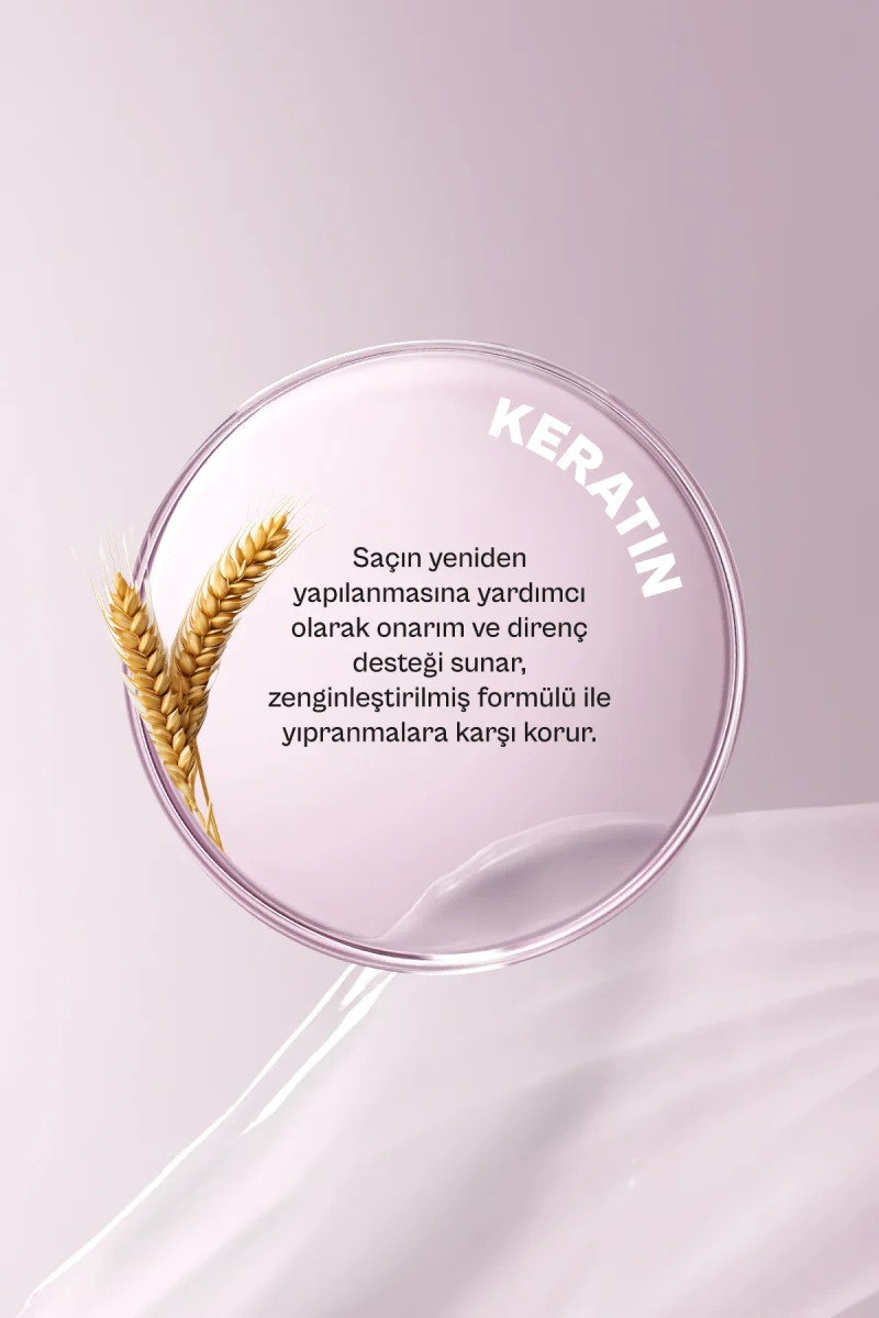 SAÇ BAKIM MASKESİ & INTENSE KERATİN AŞIRI YIPRANMIŞ SAÇLAR ONARICI DUŞ ÖNCESİ VEGAN 50ML