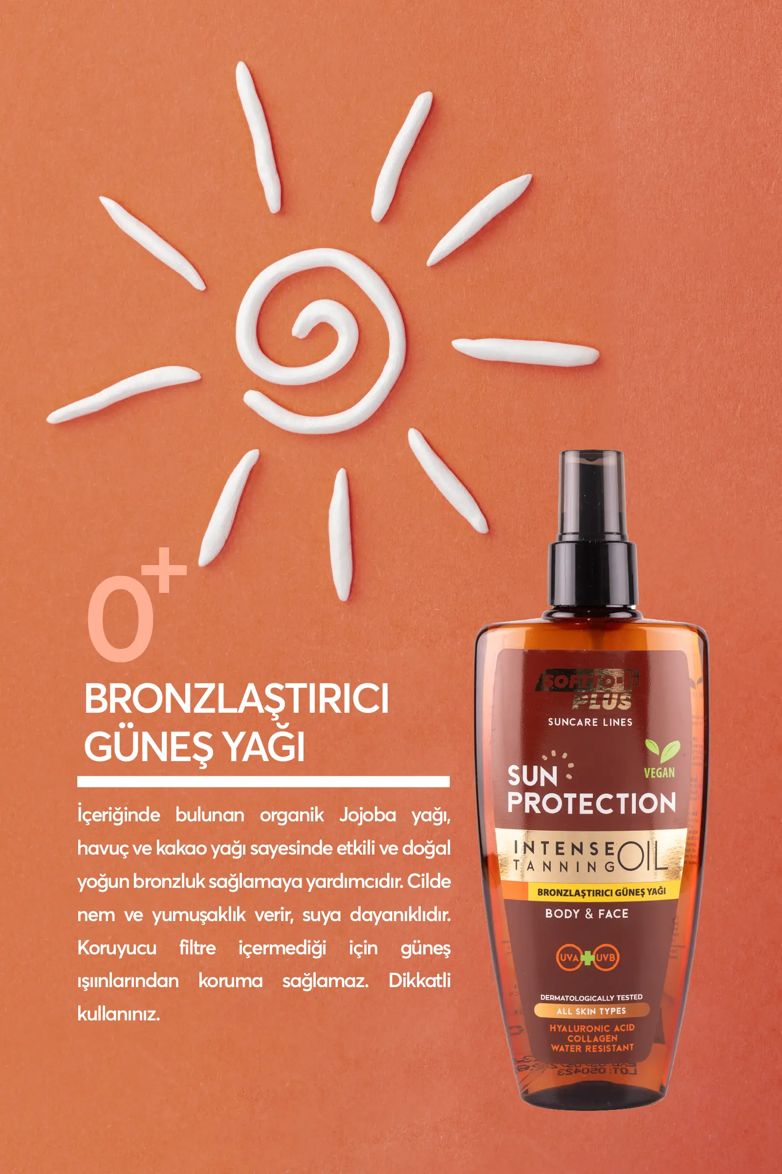 GÜNEŞ KORUYUCU KREM & BRONZLAŞTIRICI GÜNEŞ YAĞI 200ML