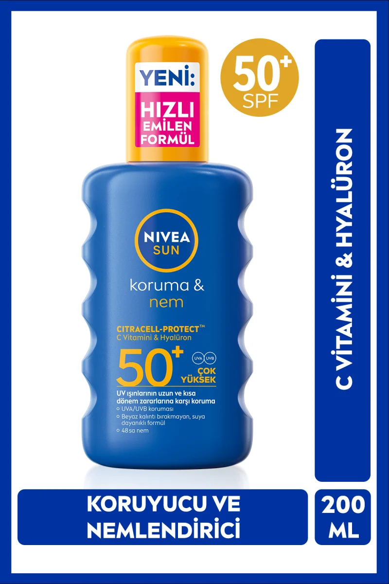 Sun Güneş Koruyucu Krem & Trigger Spray Çocuk Hassas GK50+ 270ML