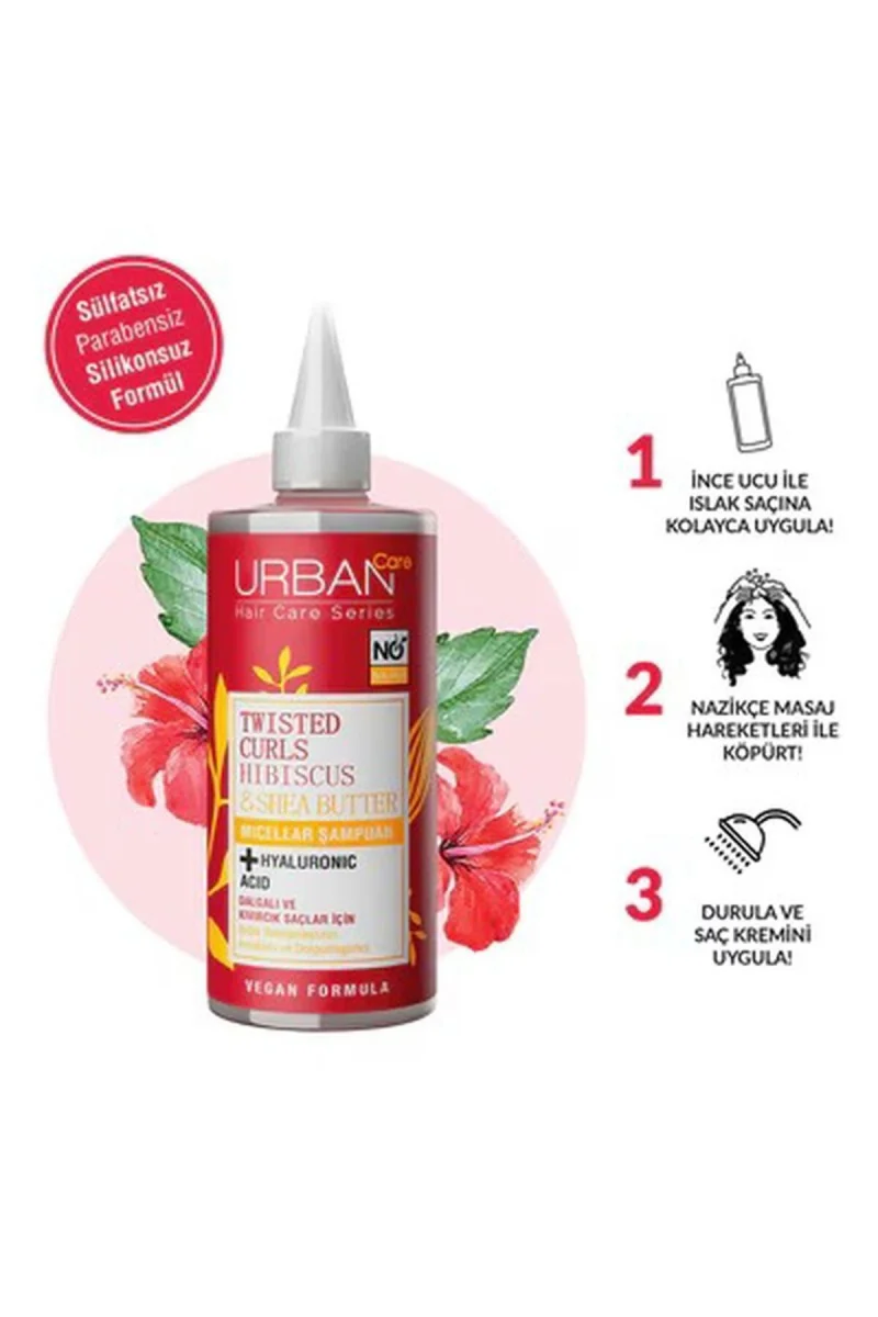 SAÇ ŞAMPUANI & HIBISCUS VE SHEA BUTER MICELLAR 340ML
