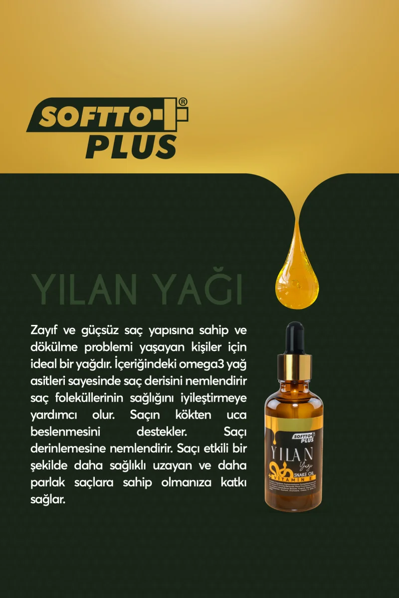 Yılan Saç Bakım Yağı 50ml