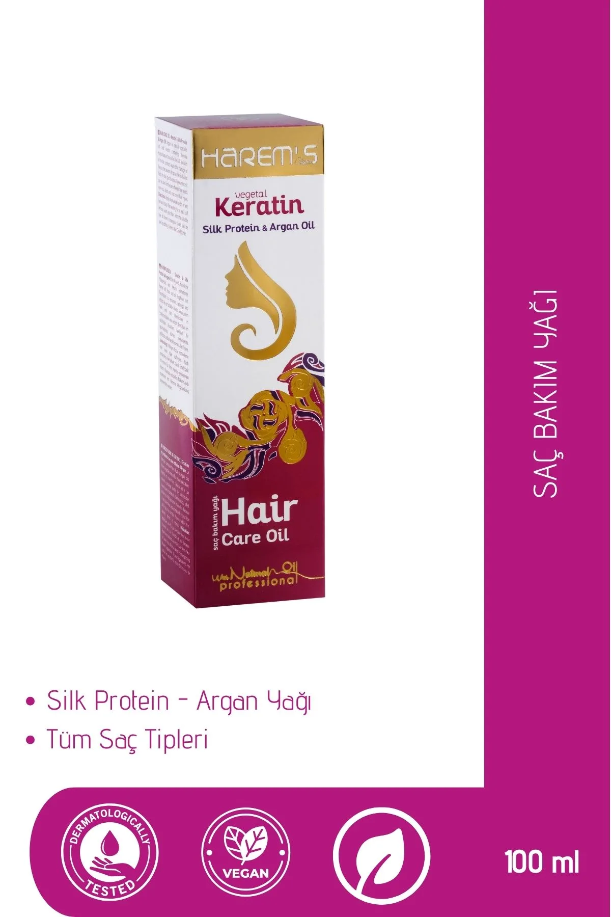 Saç Bakim Yağı & Siyah Sarimsakli 100ML