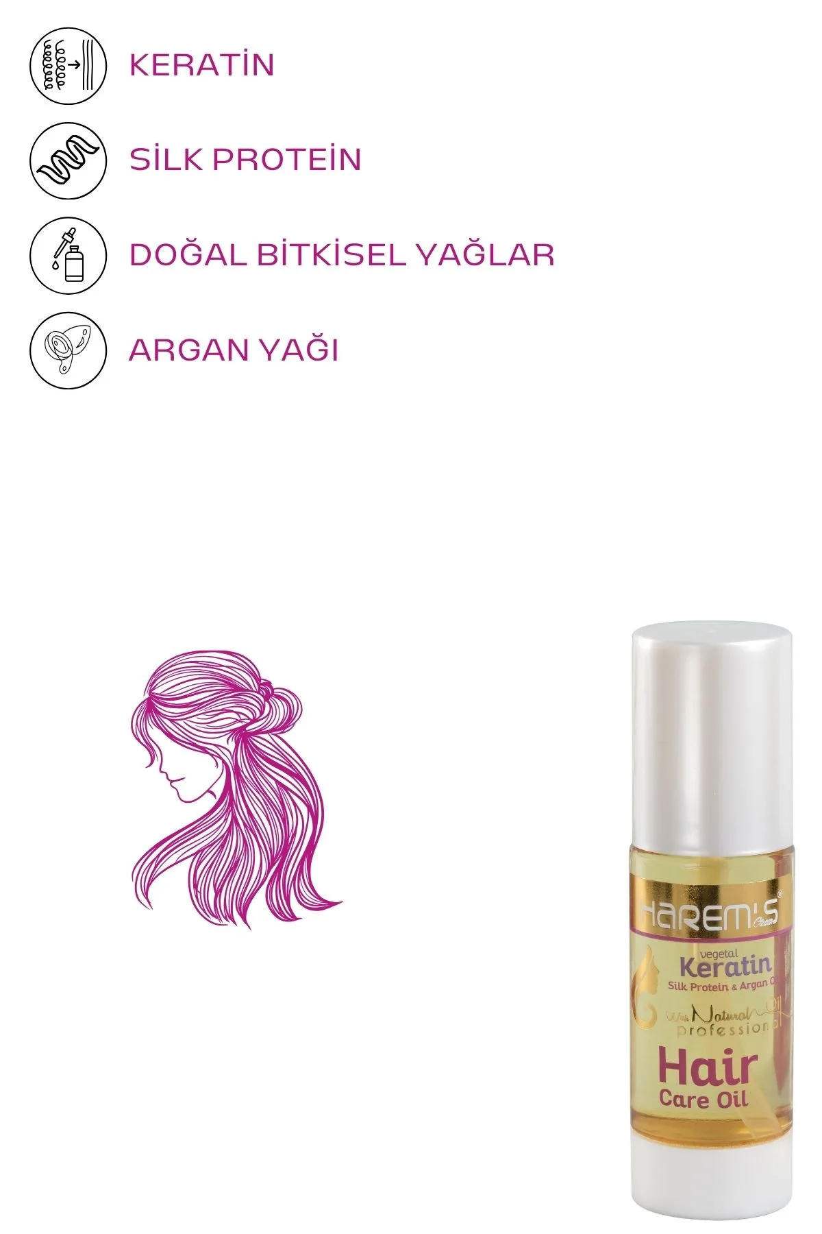 Saç Bakim Yağı & Siyah Sarimsakli 100ML