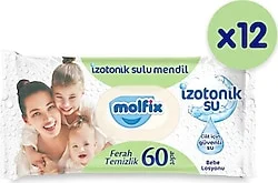 Islak Mendil & İzotonik Sulu Ferah Temizlik İçin 60LI