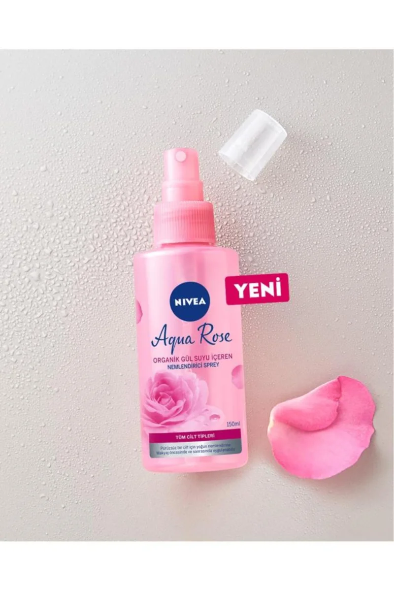 Yüz Temizleme Suyu & Nemlendiricili Gül Suyu Sprey 150ML