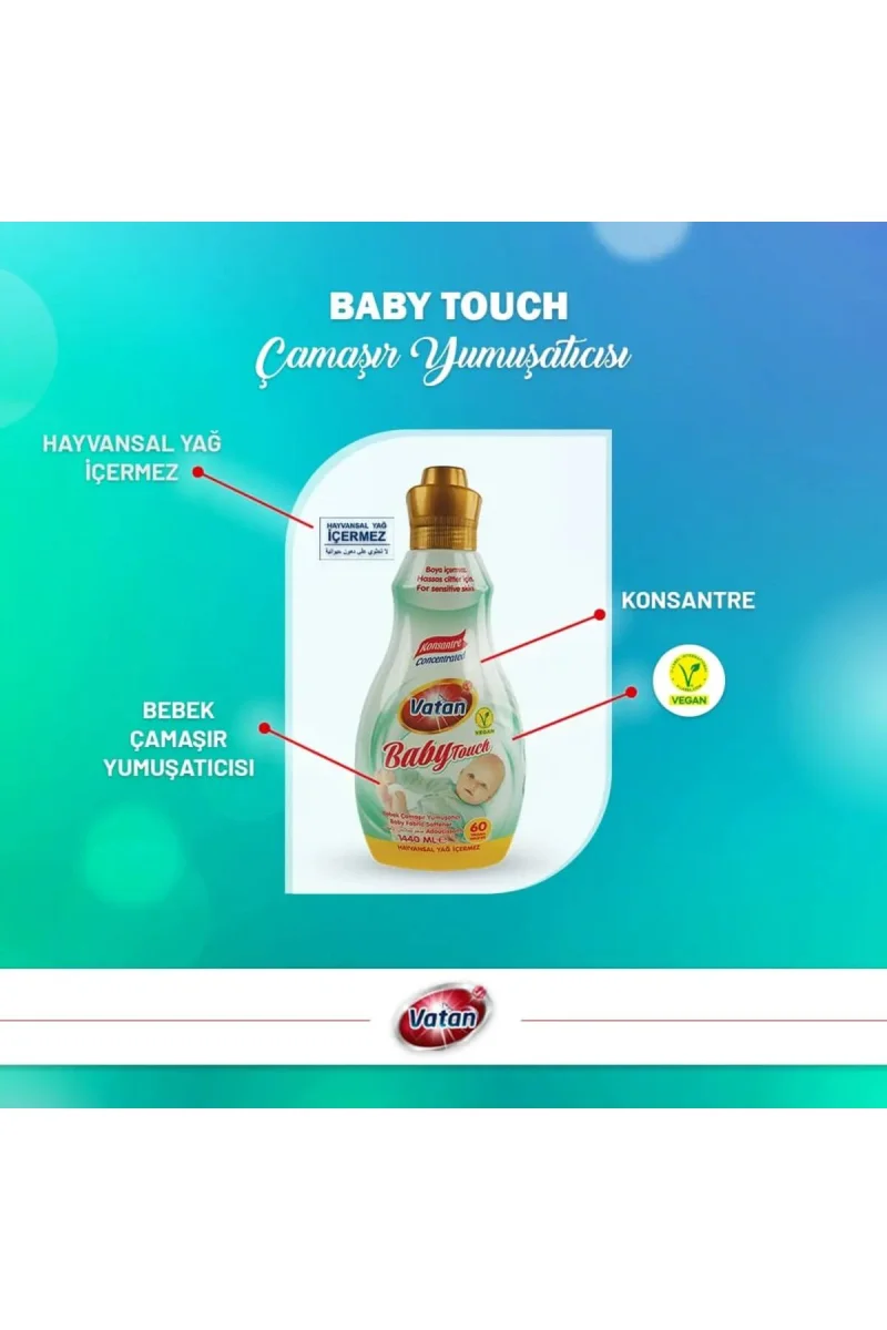 Baby Touch Konsantre Çamaşır Yumuşatıcı 1440ml