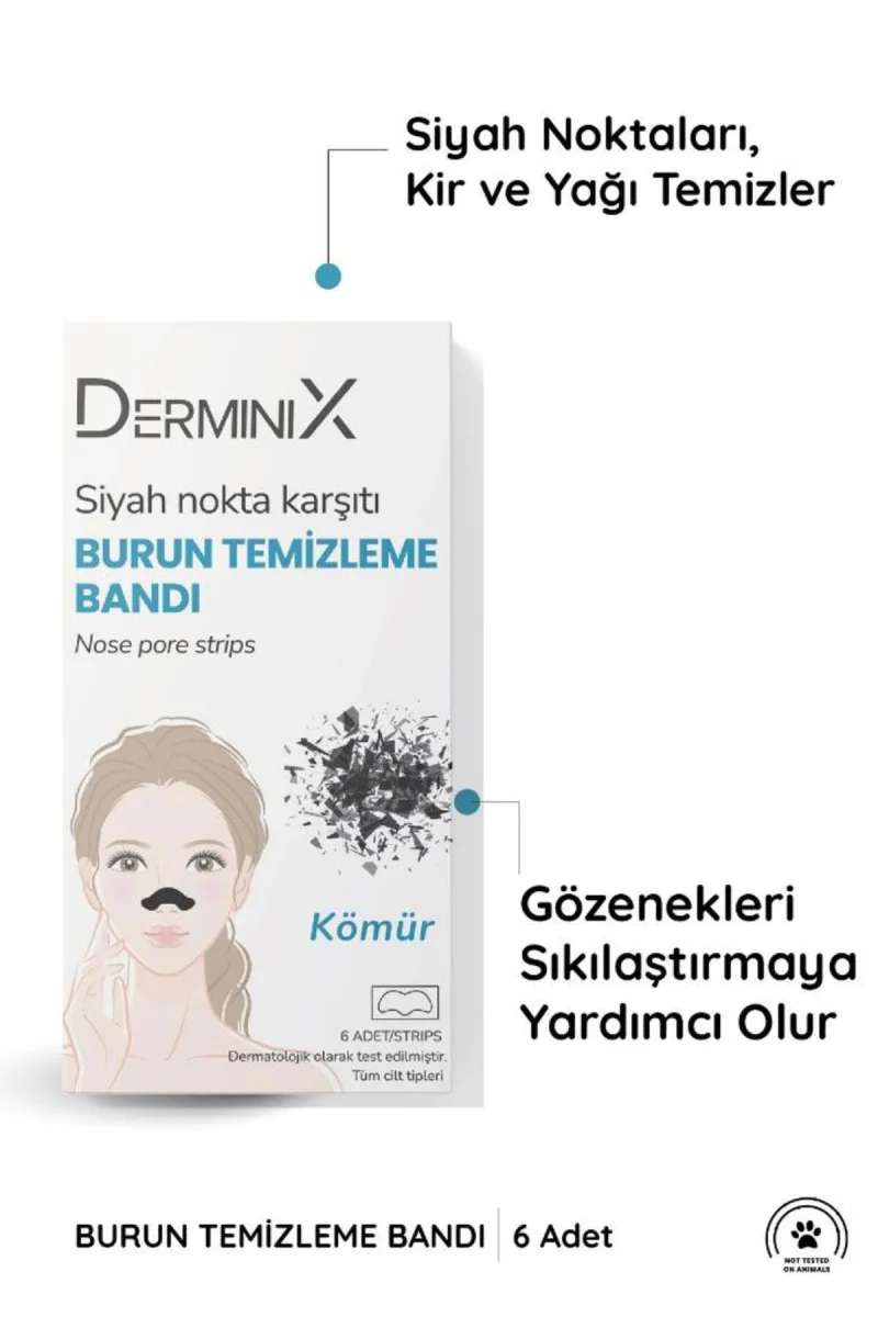 Burun Bandi Siyah Nokta Karşıtı Kömür