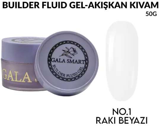 Builder Fluid Gel 50 G - No:1 Rakı Beyazı