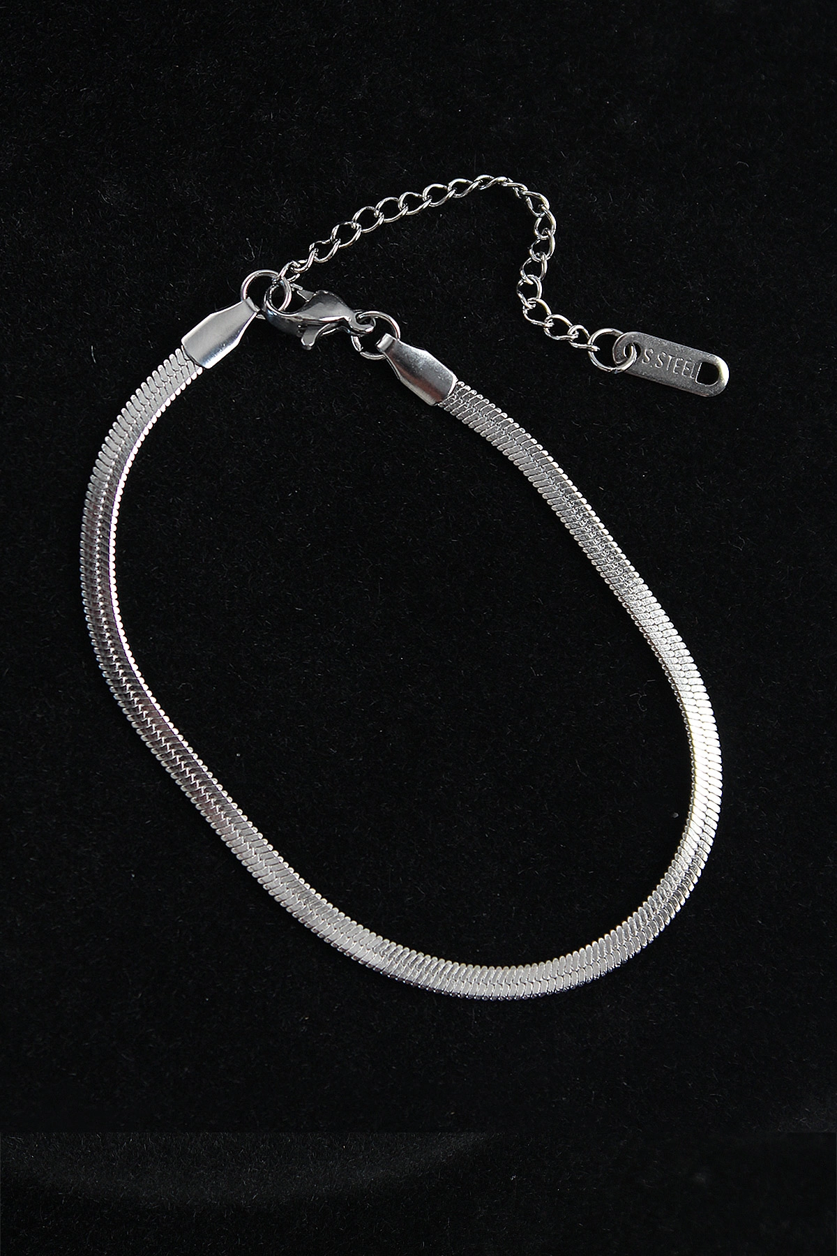 316L Çelik İtalyan Model Gümüş Renk Erkek Bileklik