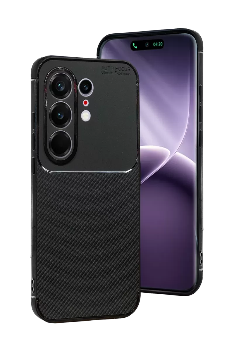 Newface Tecno Camon 50 Pro 5G Auto Focus Karbon Kapak - Siyah