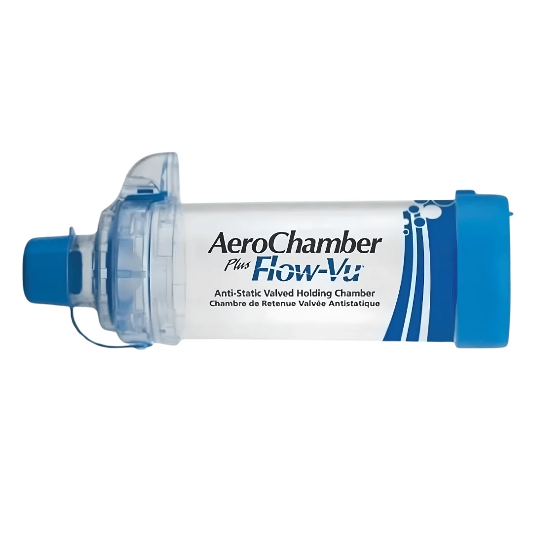 AeroChamber Plus Flow-Vu Mavi Ağızlıklı +5