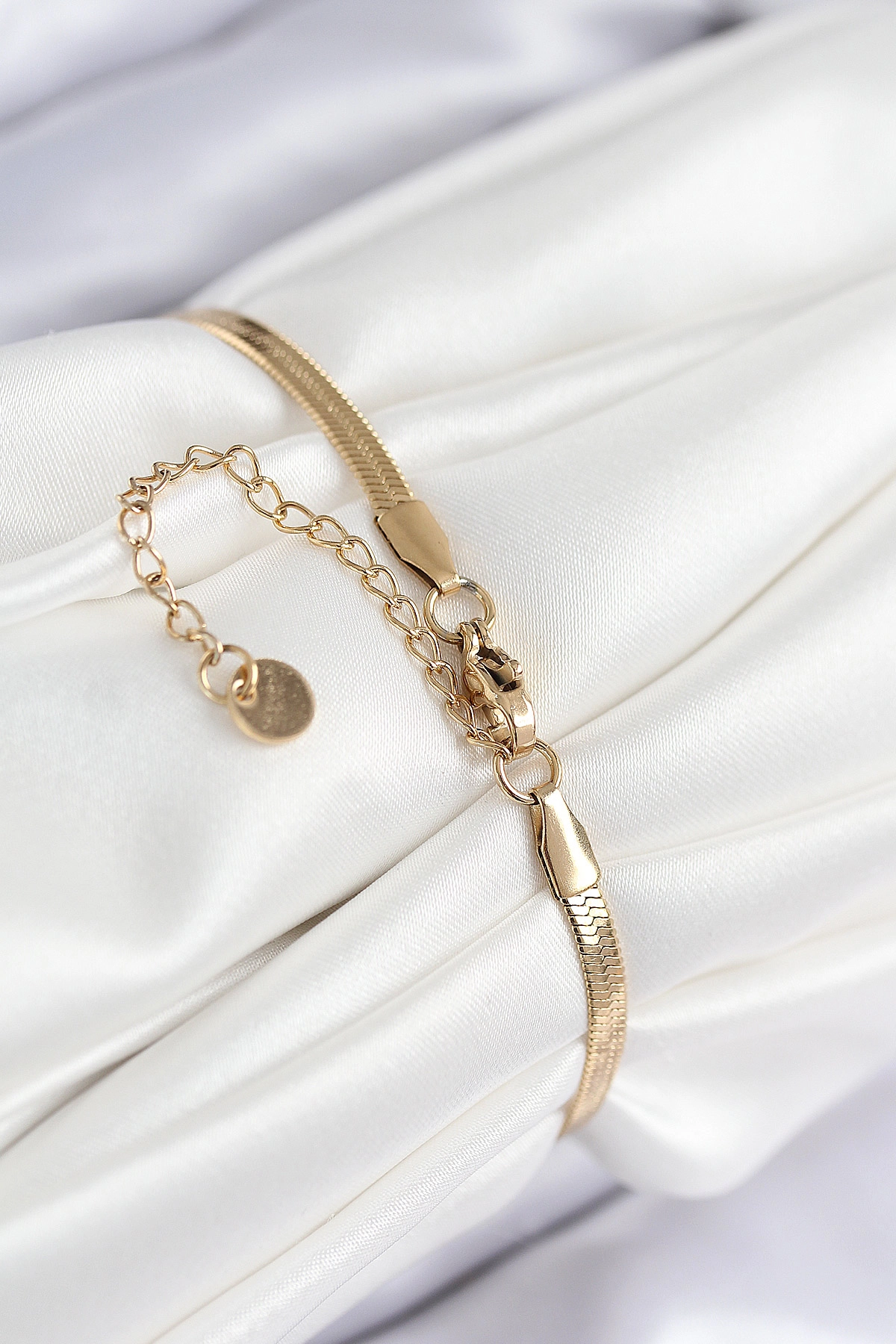 316L Çelik Nazar Boncuk Detaylı Hayat Ağacı Model İtalyan Zincir Gold Renk Kadın Bileklik