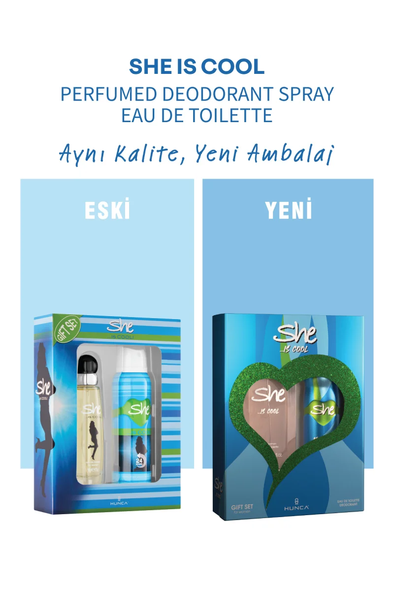 PARFÜM SETİ & COOL EDT KADIN 50ML + DEODORANT COOL KADIN 150ML