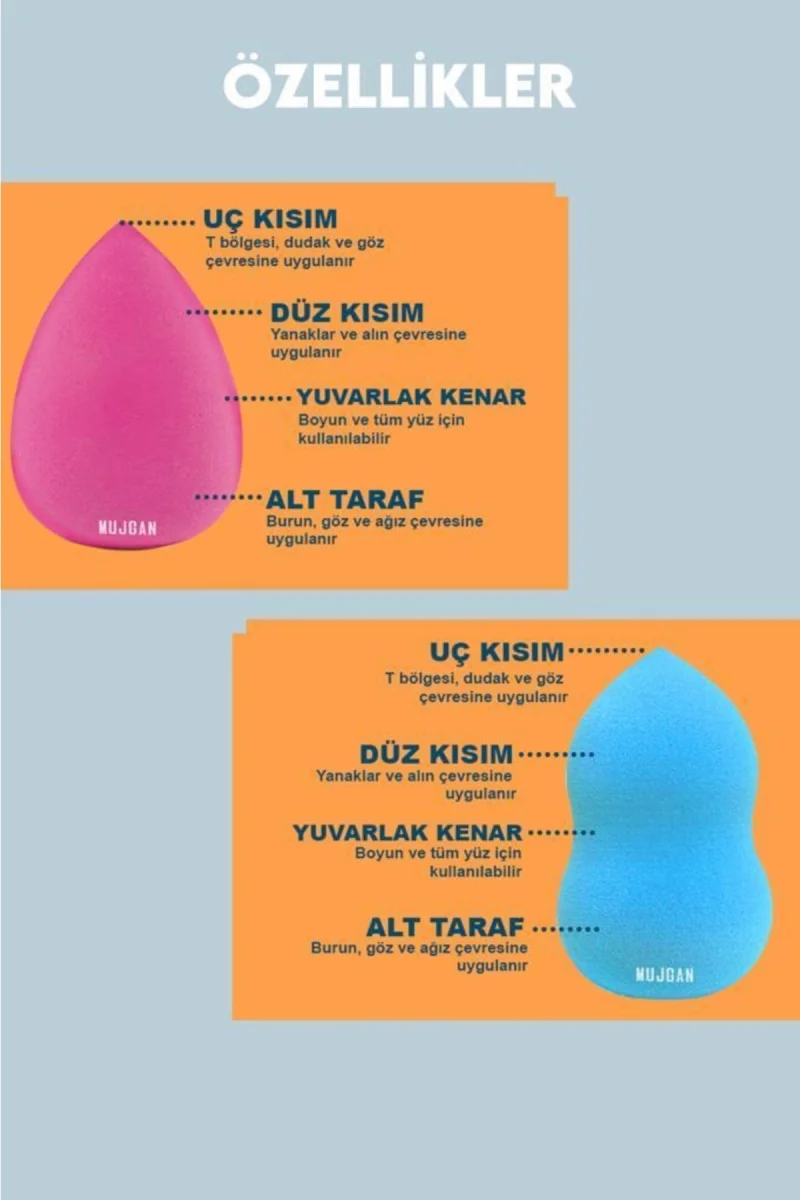 Makyaj Süngeri & Üçlü Armut Sünger