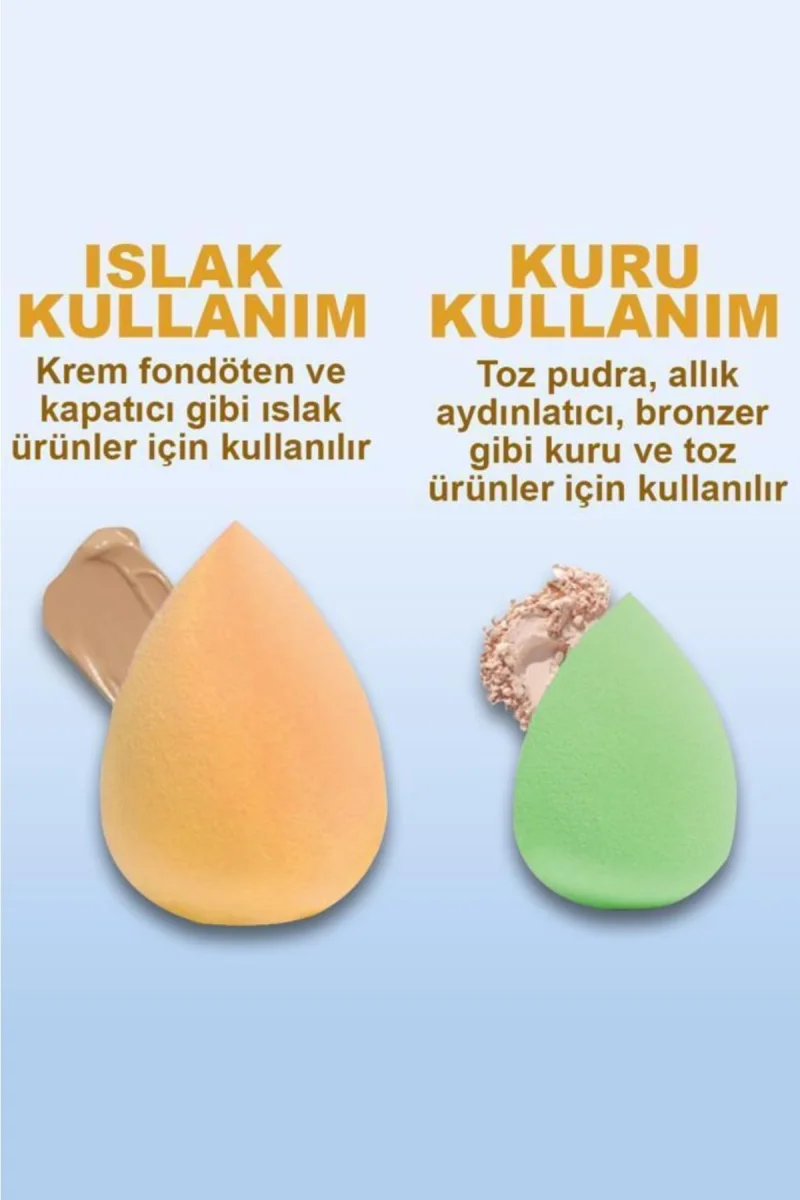 Makyaj Süngeri & Üçlü Armut Sünger