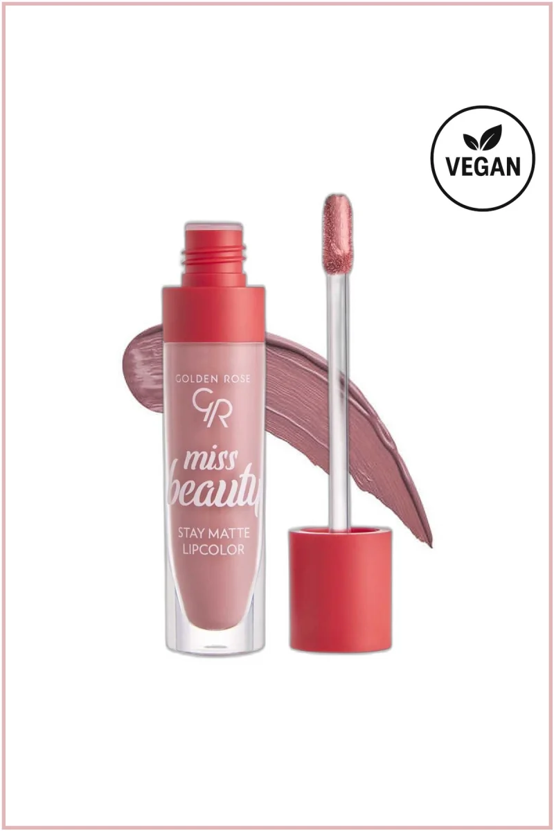 Miss Beauty Stay Matte Lipcolor 01 Blush Nude Kalıcı Likit Mat Ruj 5,5 ml