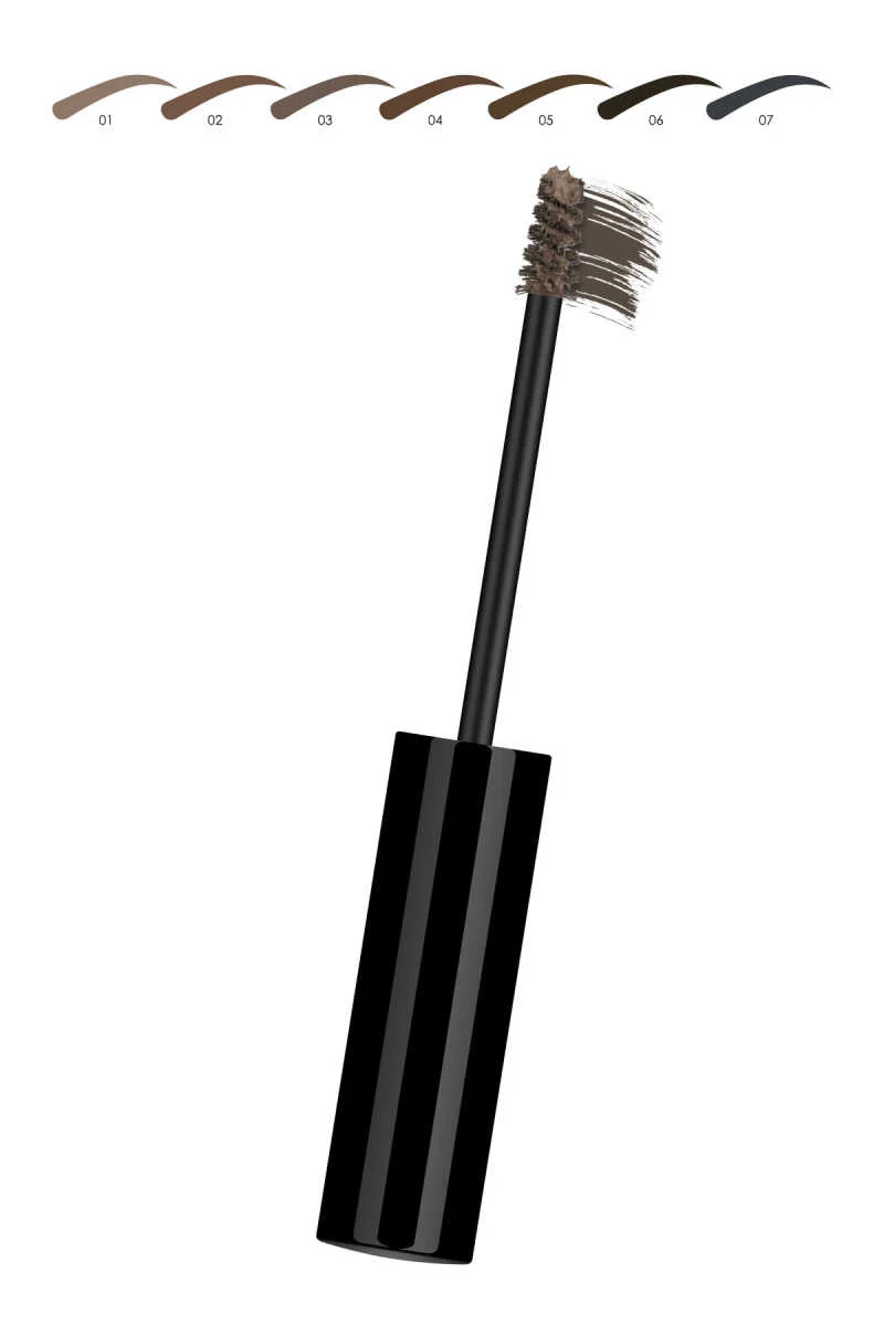 Brow Color Tinted Eyebrow Mascara No: 03 Ash - Fiber İçerikli Kaş Maskarası