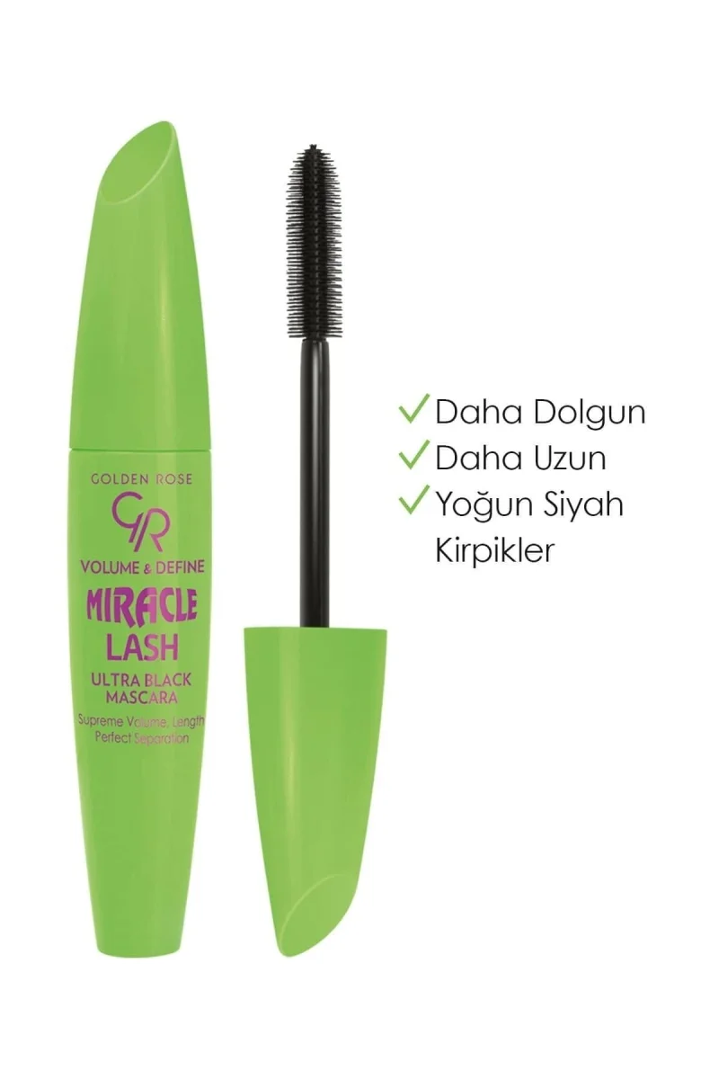 Volume & Define Miracle Lash Mascara - Ultra Siyah Hacim Maskarası