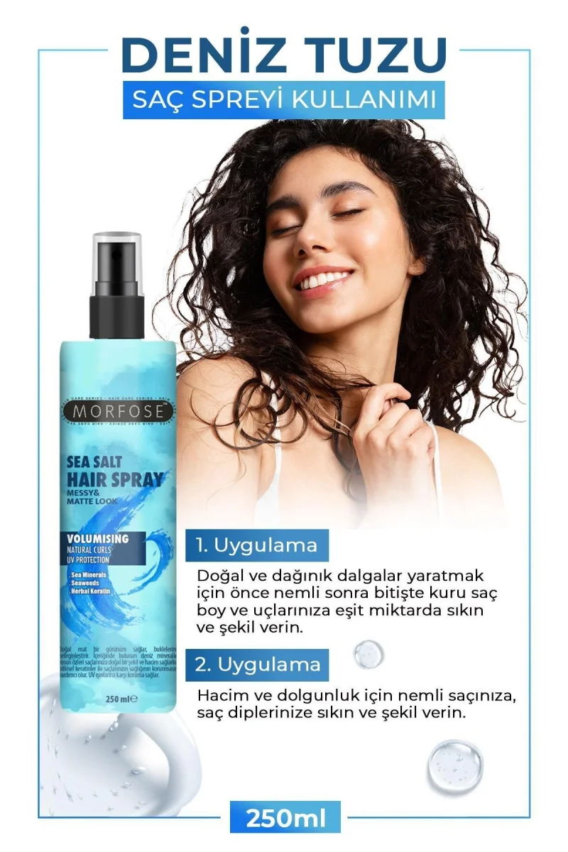 Deniz Tuzu Saç Spreyi 250 Ml