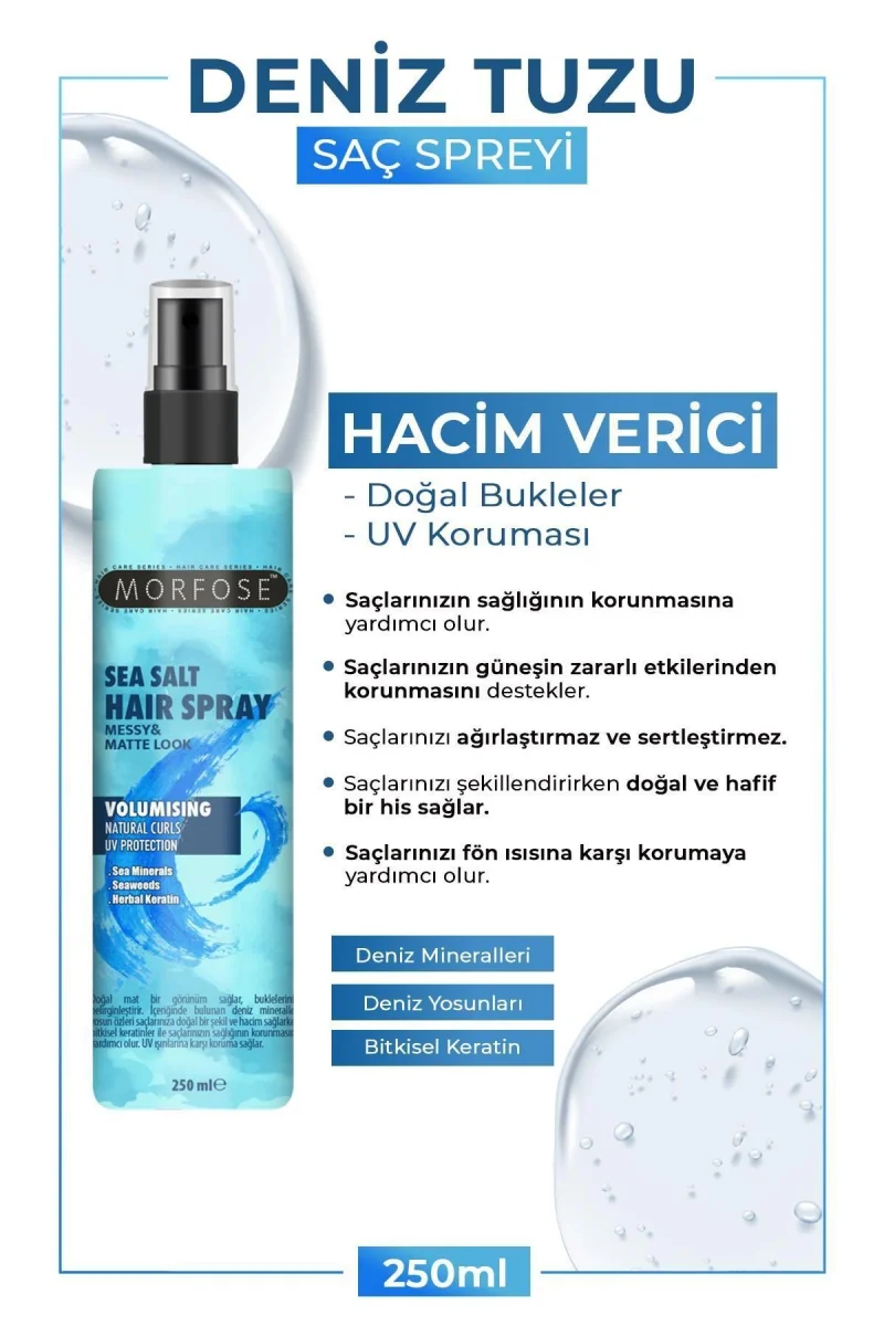 Deniz Tuzu Saç Spreyi 250 Ml