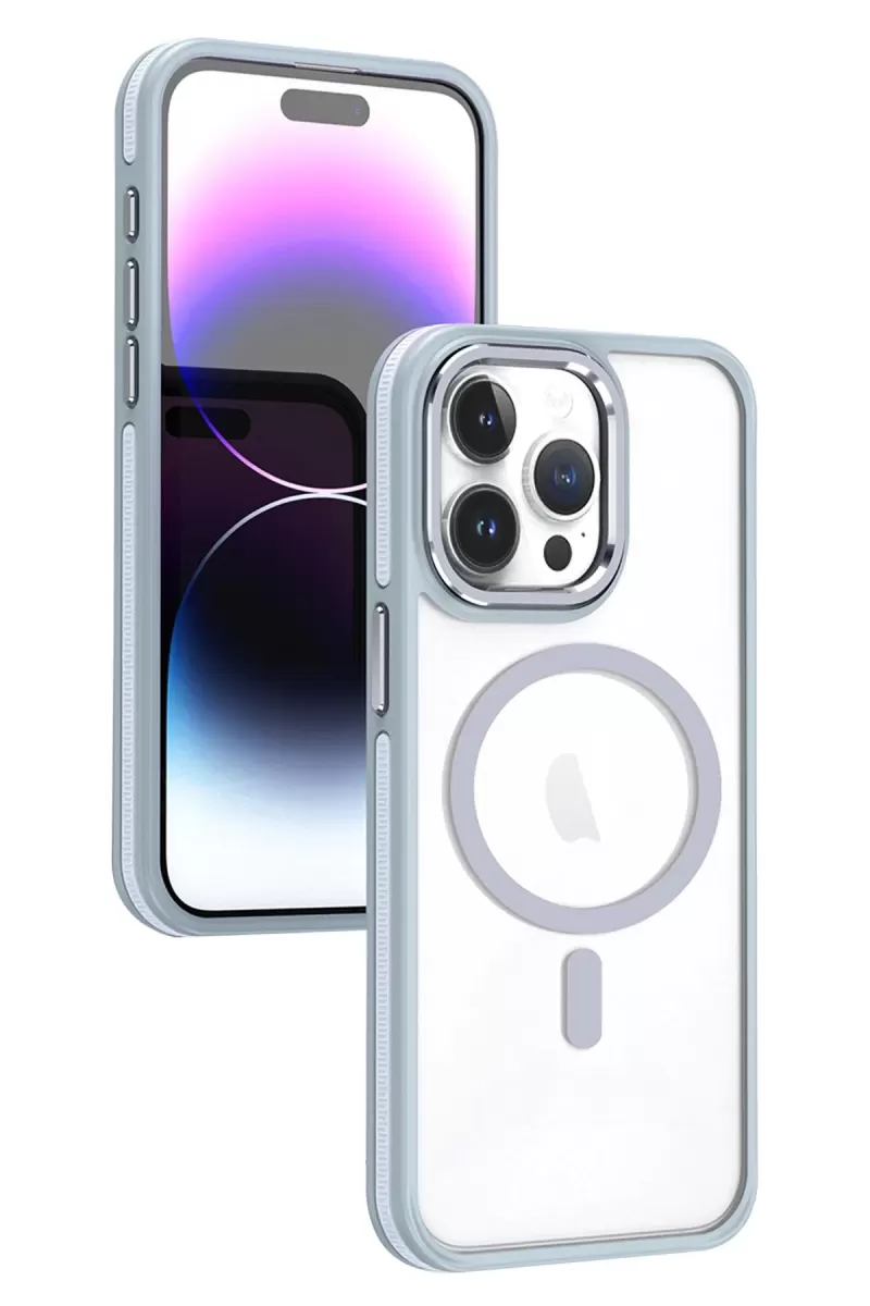 iPhone 15 Pro Max Winner Magsafe Kapak - Gri
